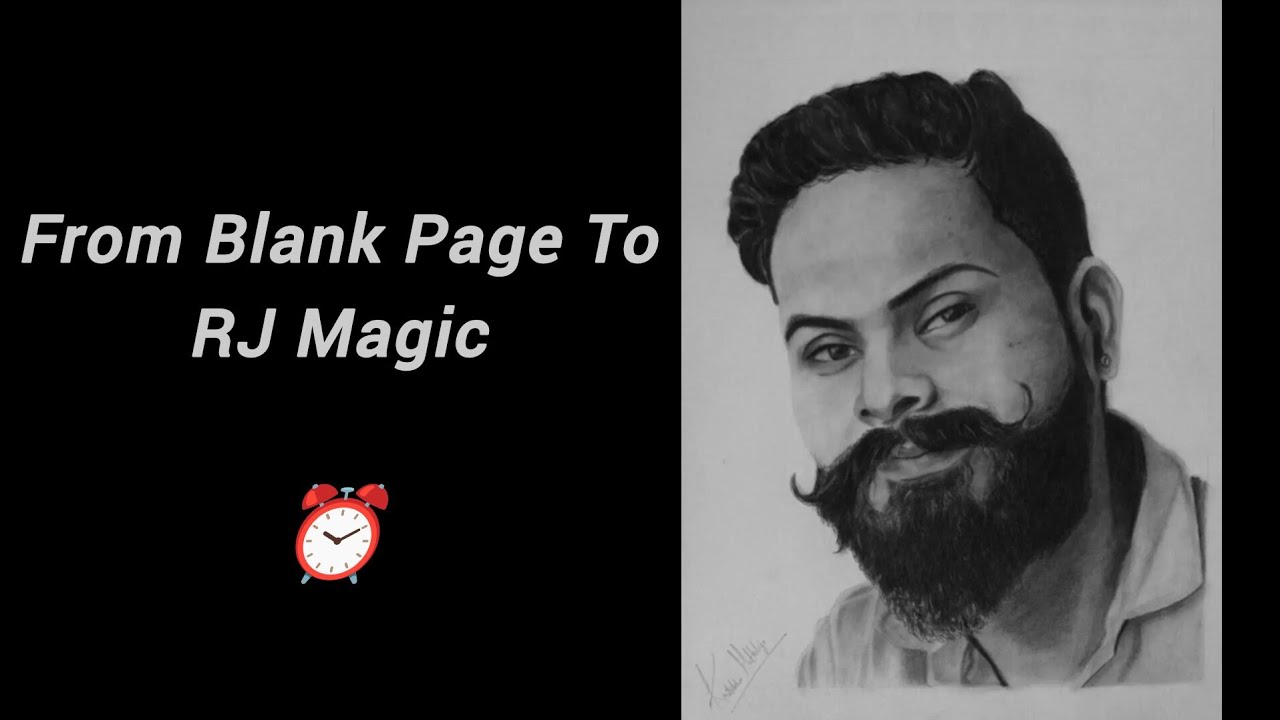 Watch Him Appear⏰❤️💫 @rjabhii #art #artist #drawing #sketch #viralvideo #trending #timelapse #fyp 