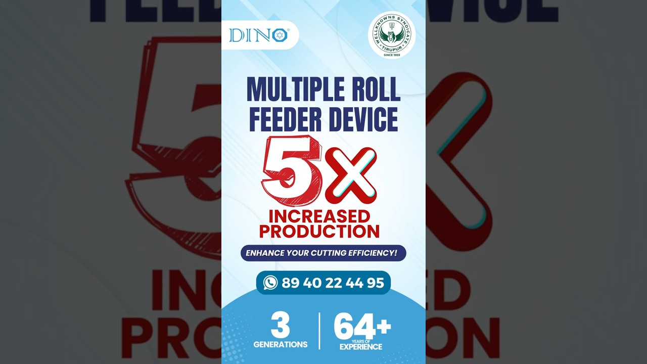 Same Machine. Same Time. 5X More Output! Multiple Roll Feeder Device @WellknownsSyndicate #shorts
