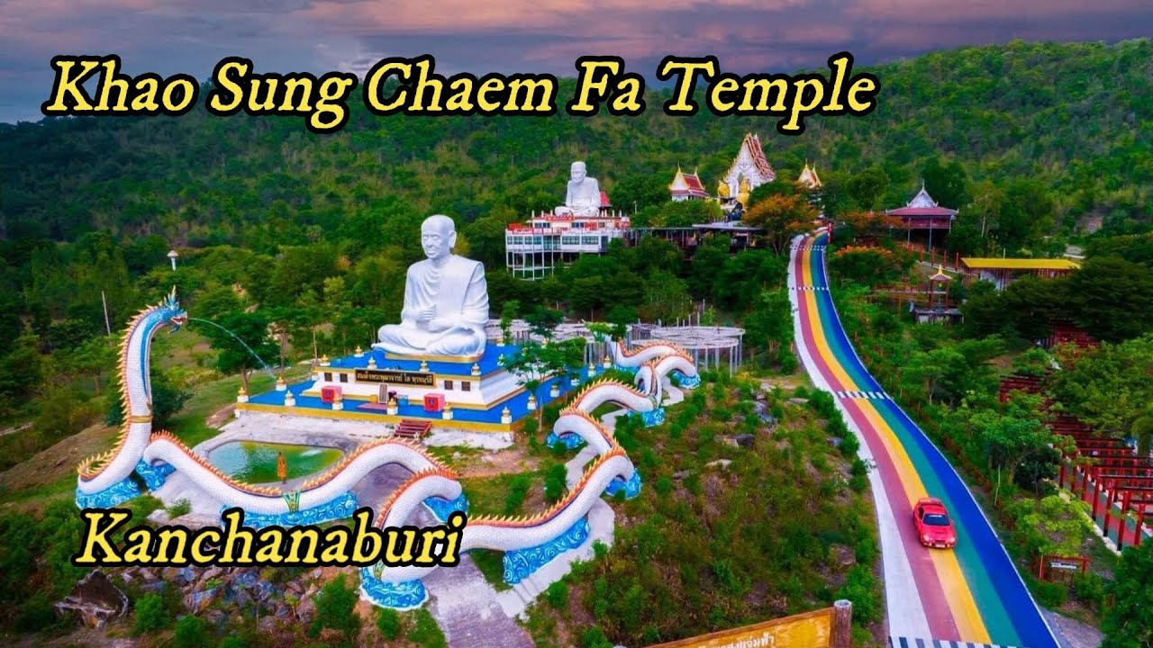 Unveiling the Secrets of Khao Sung Chaem Fa Temple - Tha Maka, Kanchanaburi #thailand