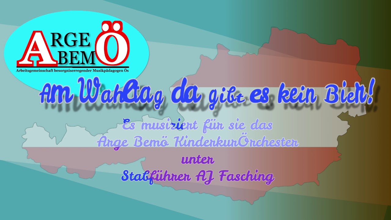 Am Wahltag da gibt es kein Bier!