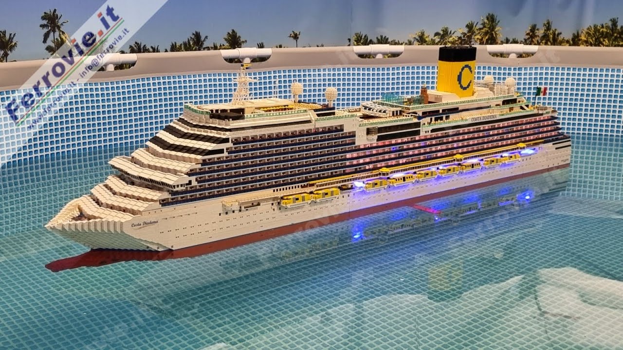 Una Costa Diadema da record con i mattoncini Lego