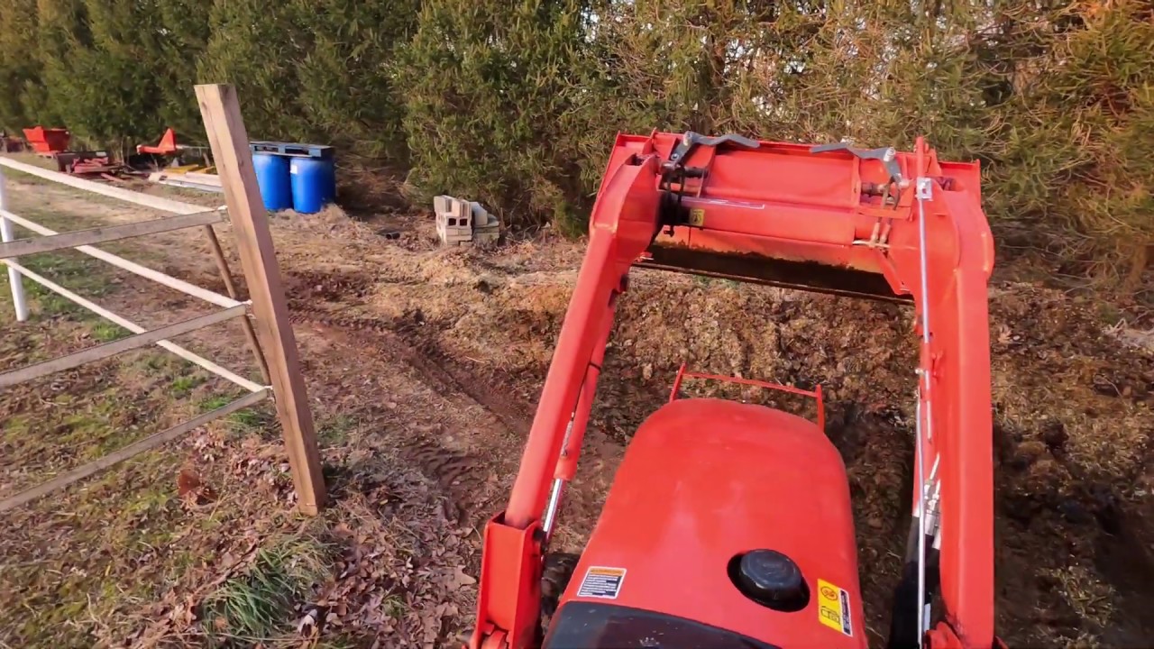 KUBOTA TRACTOR POV gopro first try and merry christmas 4K