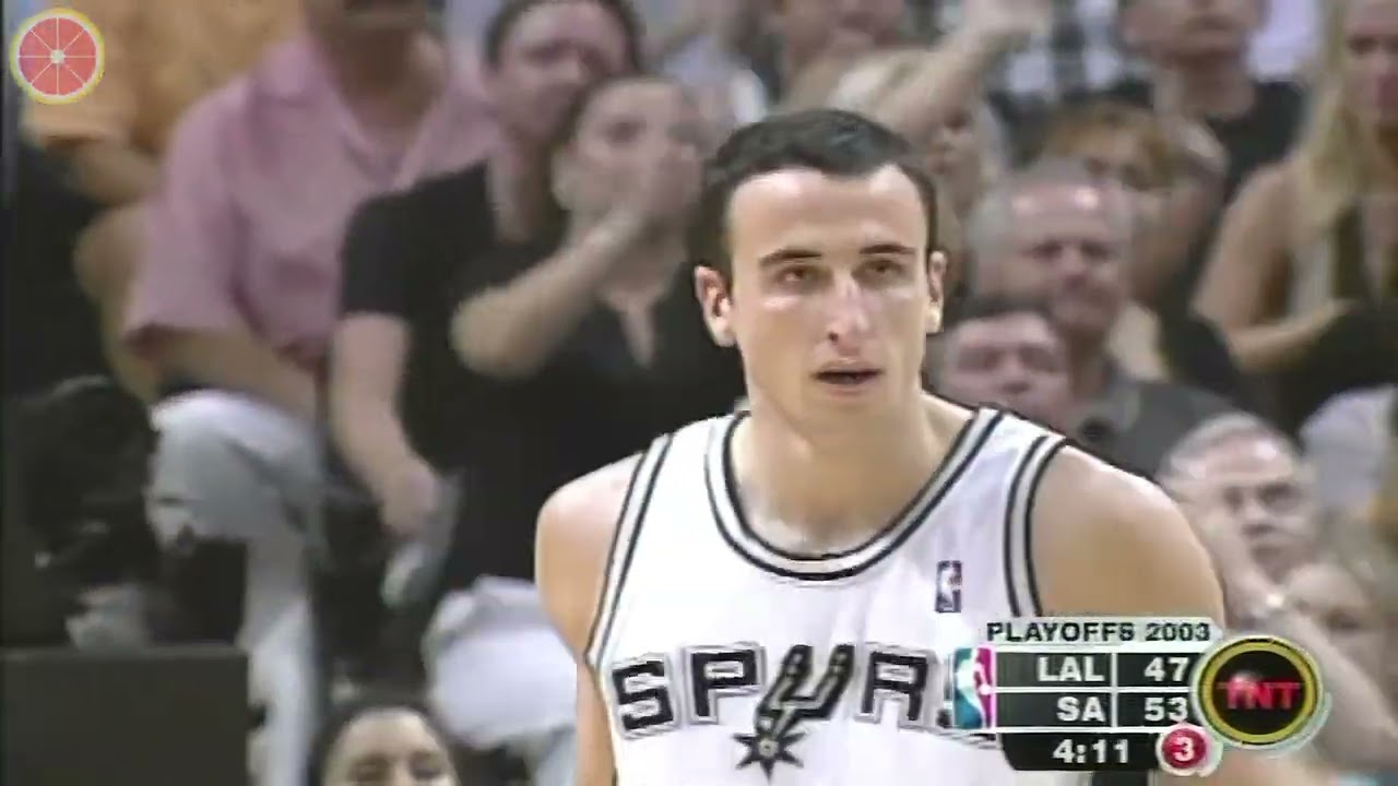 Kobe Bryant37pts！NBA Playoffs WCF 2003.5.5  Los Angeles Lakers at San Antonio Spurs G1 FHD！