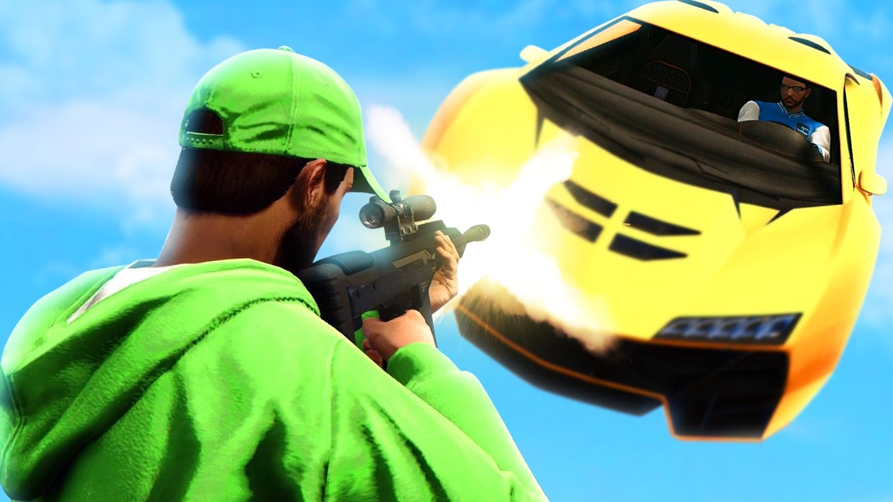 SNIPE THE SUPER CAR! Couple vs Couple (GTA 5 Online PC Multiplayer Funny Moments)