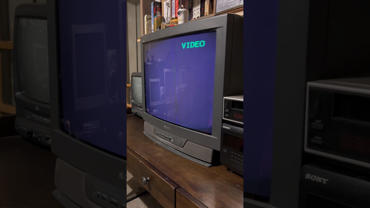 The loudest CRT degauss cycle I&rsquo;ve ever heard