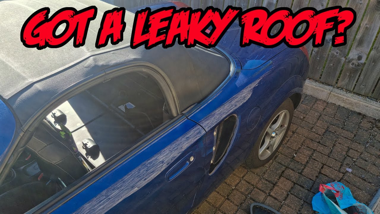 How to unblock the roof drains on a Mk3 Toyota MR2 Roadster