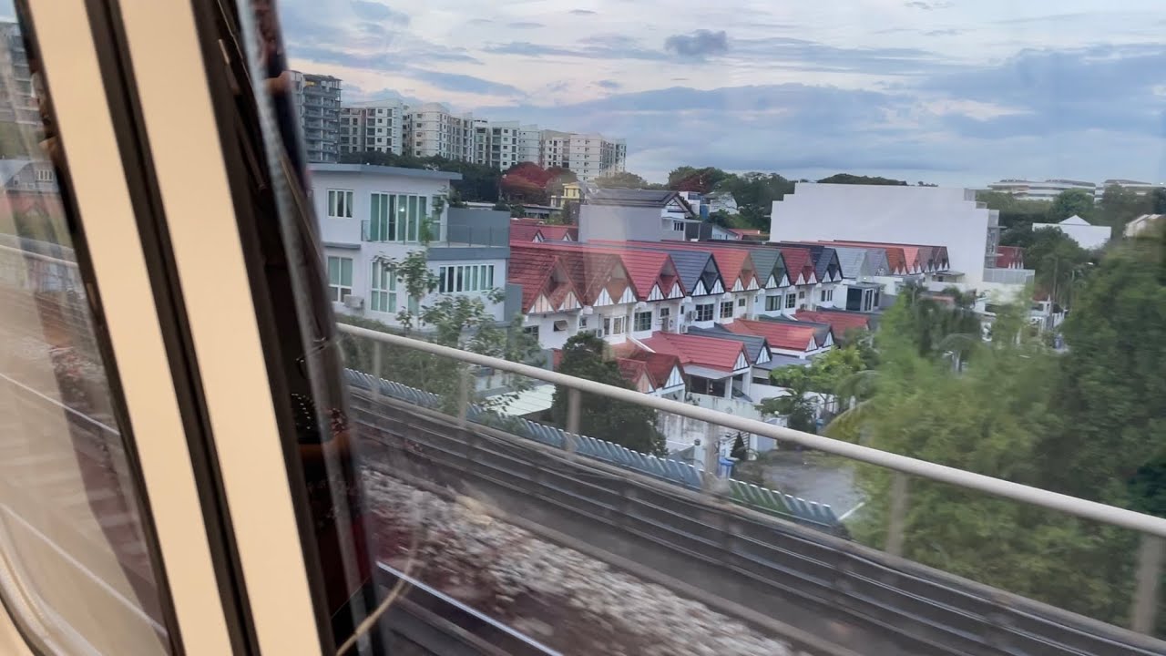 SMRT Train Alstom Movia CR151 Tanah Merah to Simei (Towards Pasir Ris)