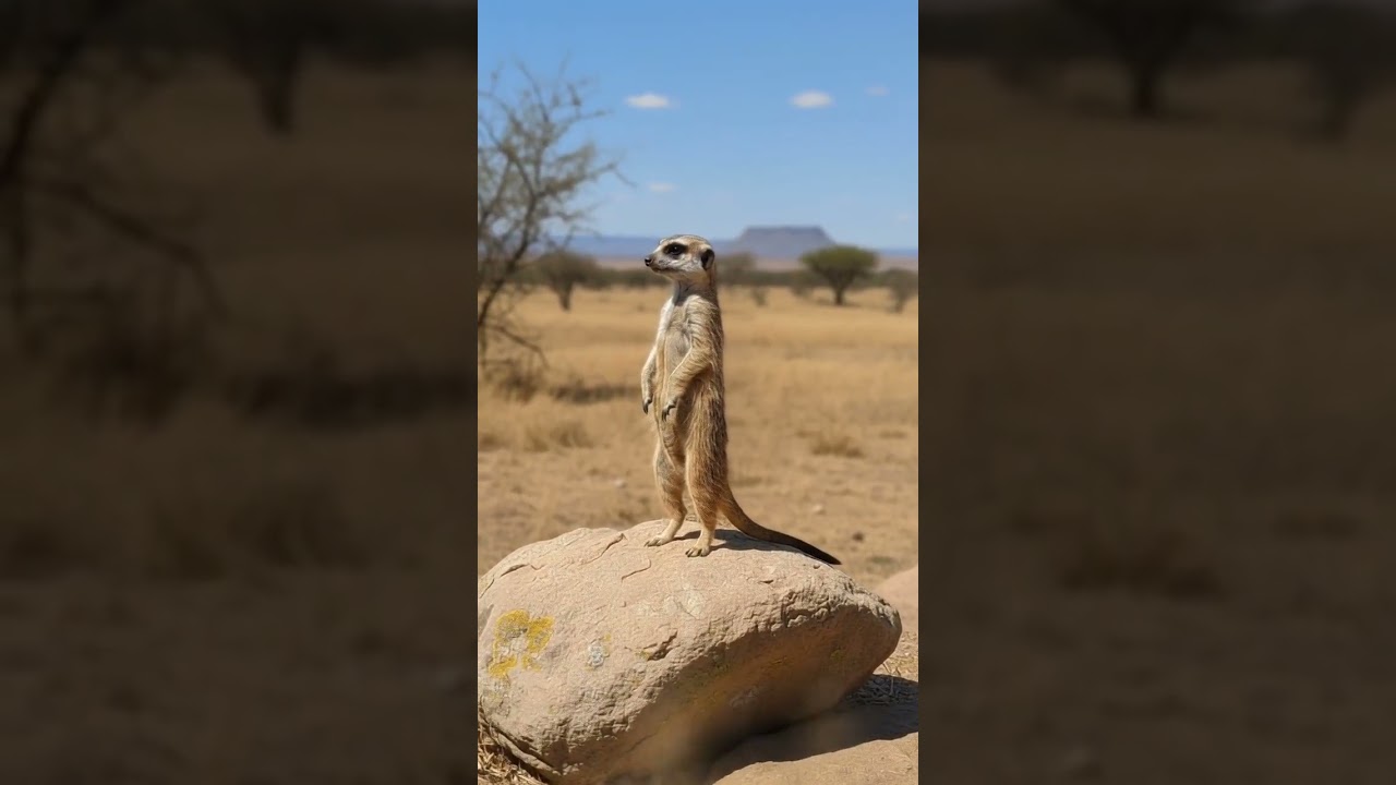 Meerkats… This year’s meerkat bodyguards are so dedicated!