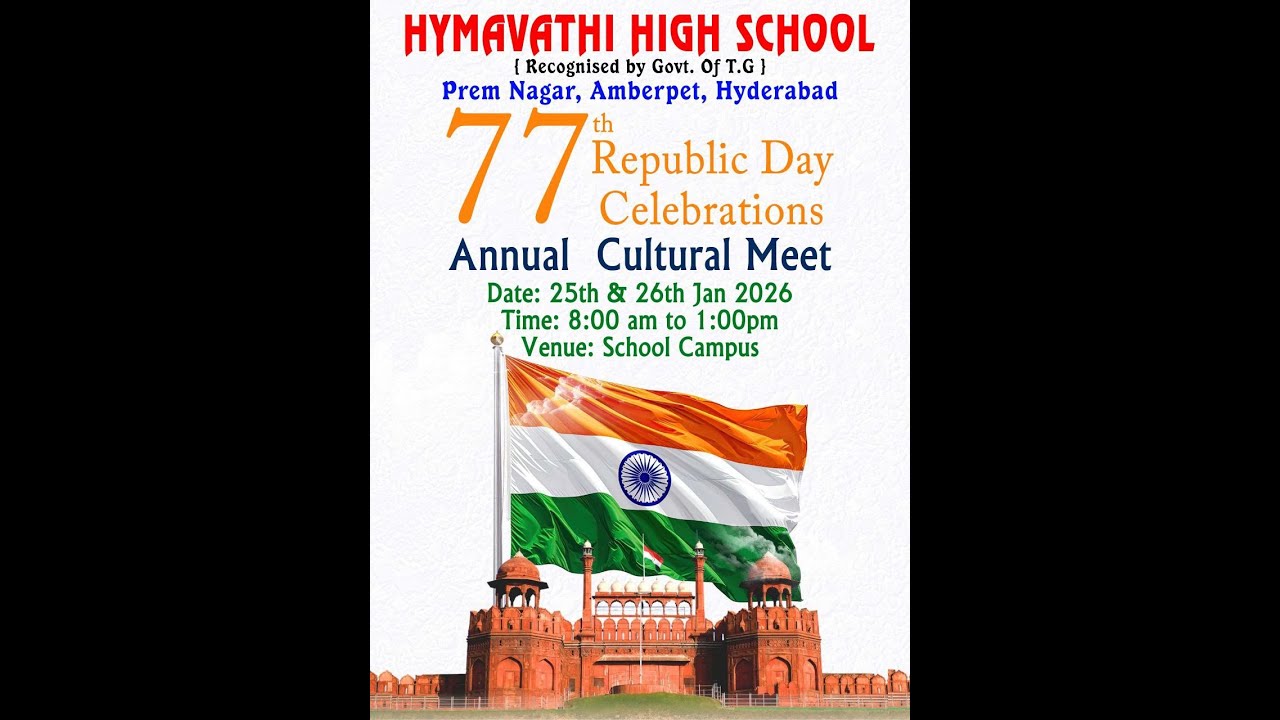 HYMAVATHI HIGH SCHOOL || 77th Republic Day Celebrations || 2026 |