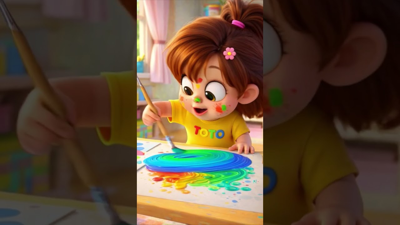 Learn Colors with Fun 🎨 | Color Mixing Magic for Kids | Talking Cartoon