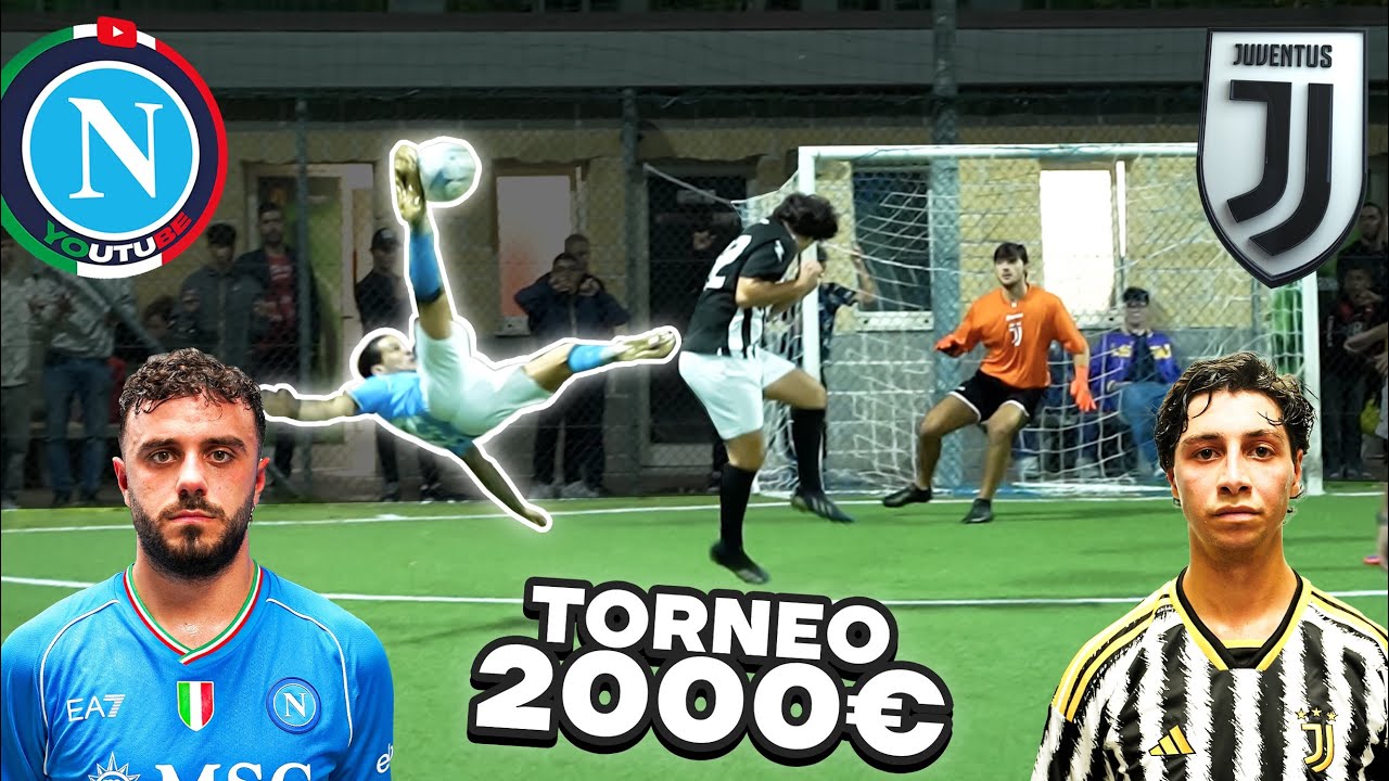 🔥NAPOLI vs JUVENTUS! ⚽Torneo 5vs5 da 2000€ - SUPER CHAMPIONS CUP 🏆