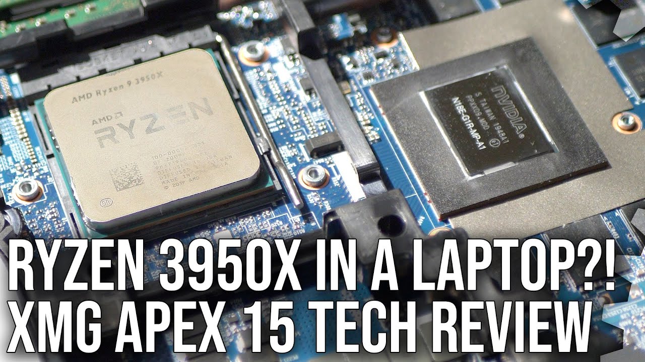 XMG Apex 15 Review: Ryzen 9 3950X 16-Core POWER In A Laptop - Insanity, But It Works!