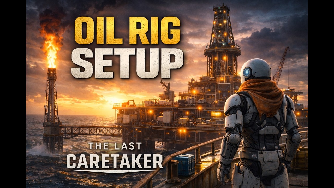 The Last Caretaker | Oil Rig Setup | How I Produce Petrol & Diesel