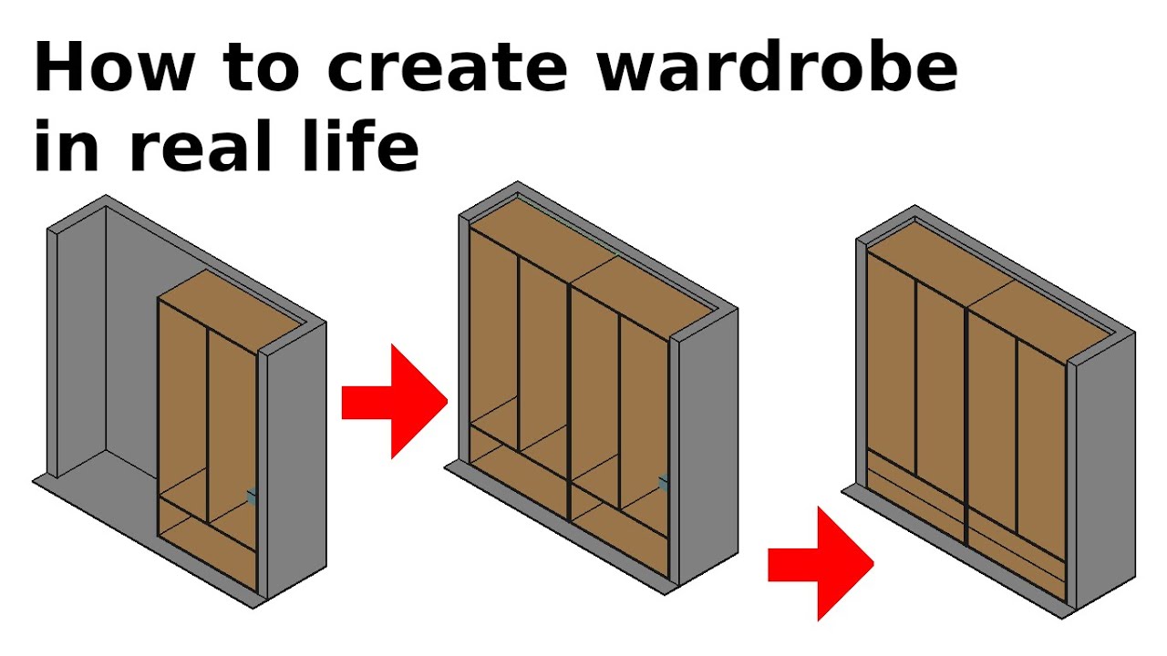 How to create wardrobe in real life | FreeCAD Woodworking workbench