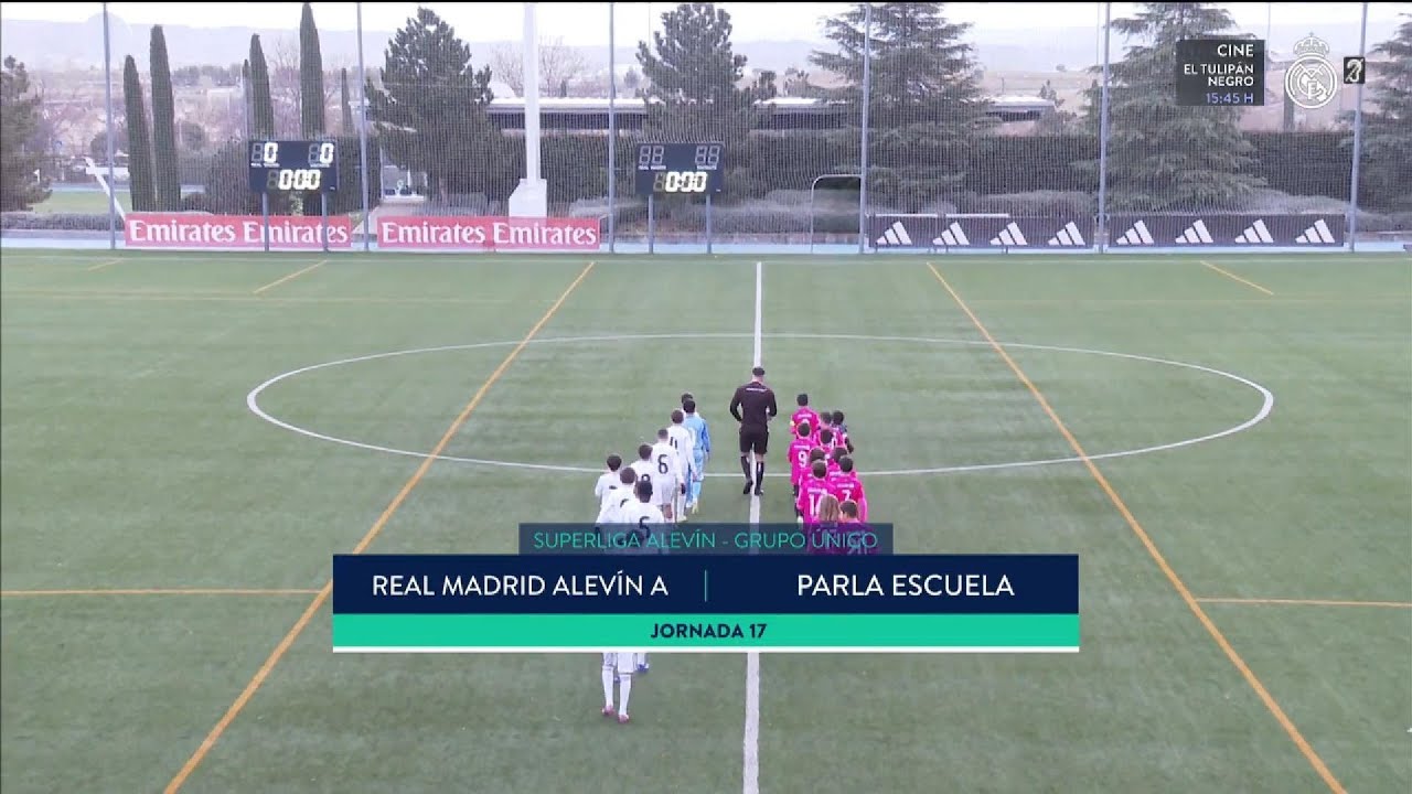 Real Madrid Alevín A - Parla Escuela (J17 - Superliga Alevín) - RMTV