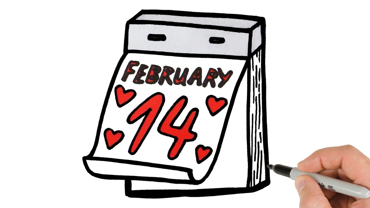 Happy Valentine's Day Drawing  |  Step-by-Step Tutorial!