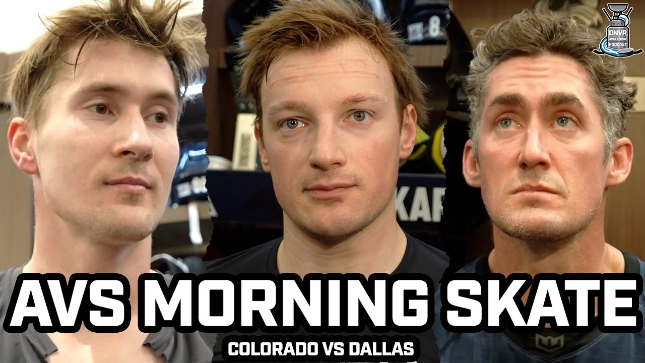 Martin Necas & Avs on Recent Struggles + More & FOCUSED Before IMPORTANT Game vs Dallas Stars