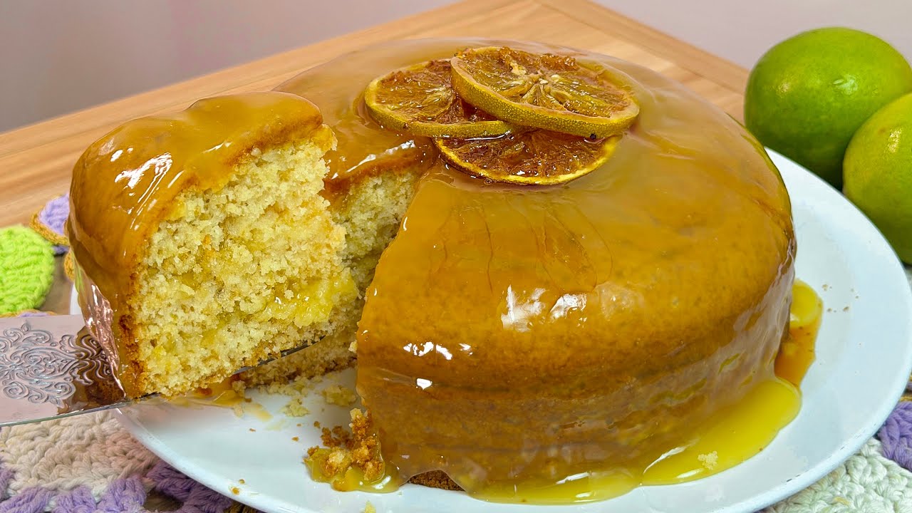 O MELHOR BOLO DE LARANJA QUE JÁ FIZ! | SUPER FOFINHO E MOLHADINHO