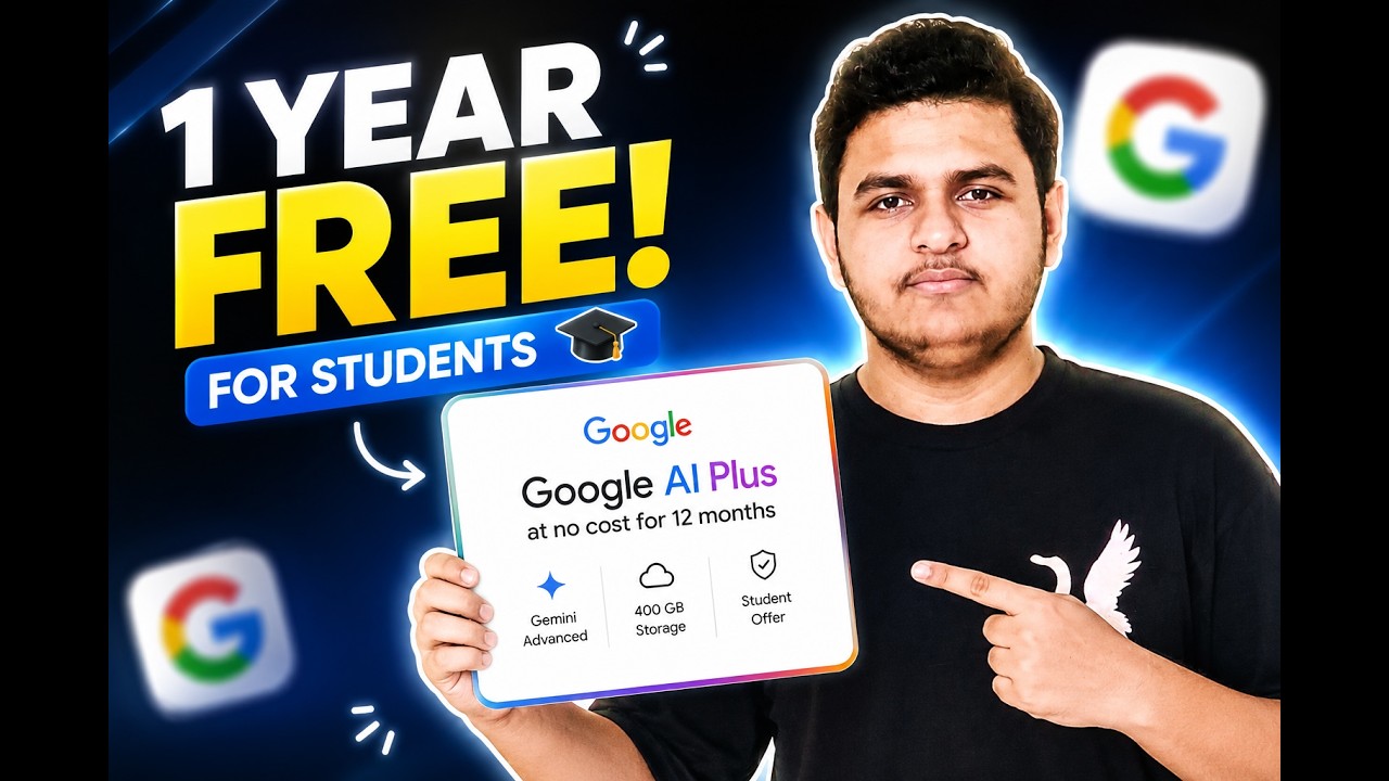How to Get Google AI Premium FREE For 1 Year! 🎓 (Gemini Student Offer 2026)
