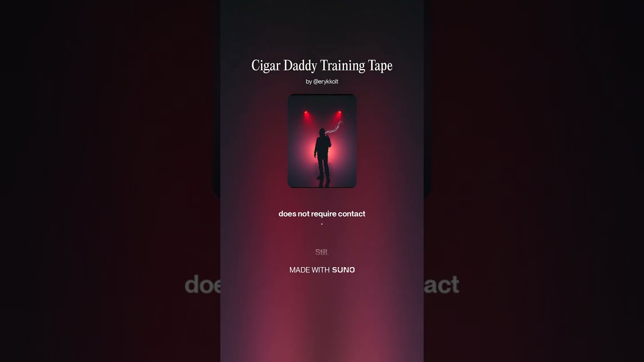 Cigar Daddy Training Tape