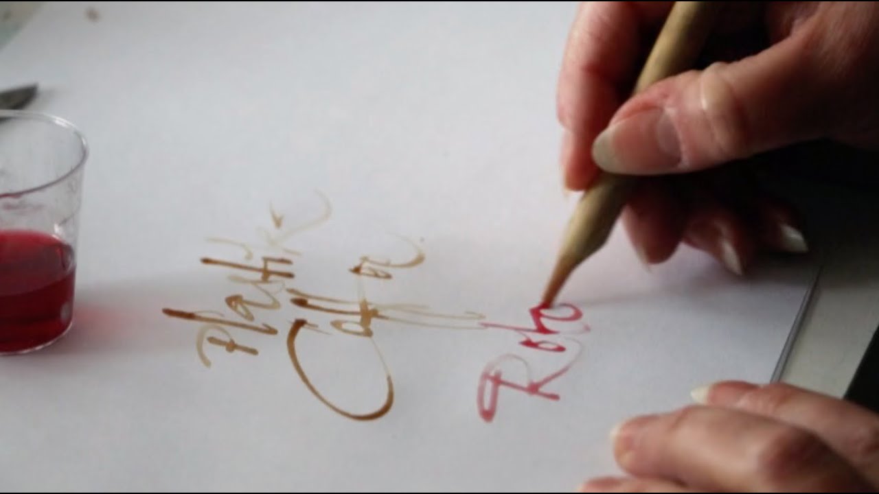 Kalligrafie in Haus und Garten – eine Anleitung von Tanja Leonhardt