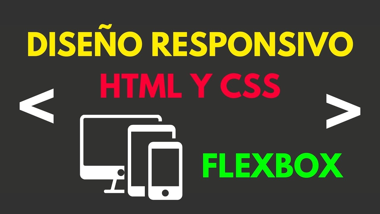 DISE&Ntilde;O RESPONSIVO S&Oacute;LO CON HTML Y CSS FLEXBOX  TU P&Aacute;GINA ADAPTADA A CUALQUIER PANTALLA   F&aacute;cil