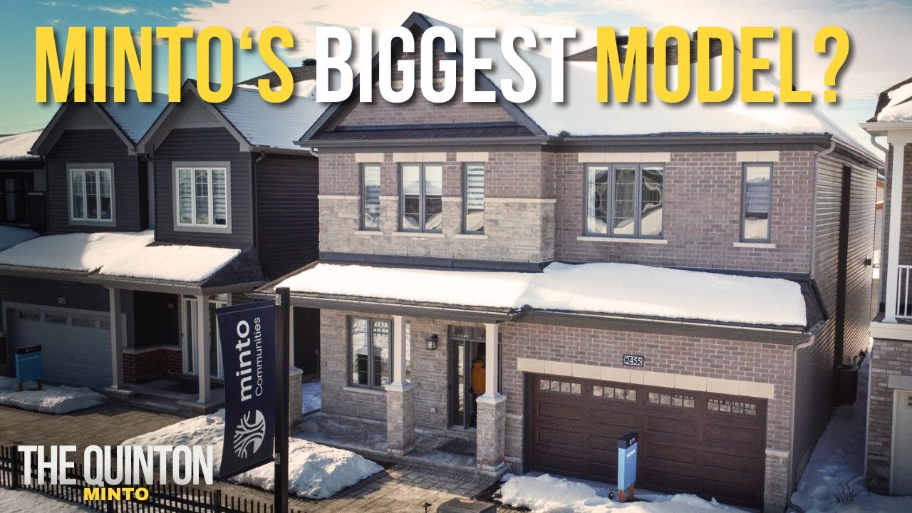 Get inside the BIGGEST model Minto offers | Minto - Quinton | New Homes in Ottawa