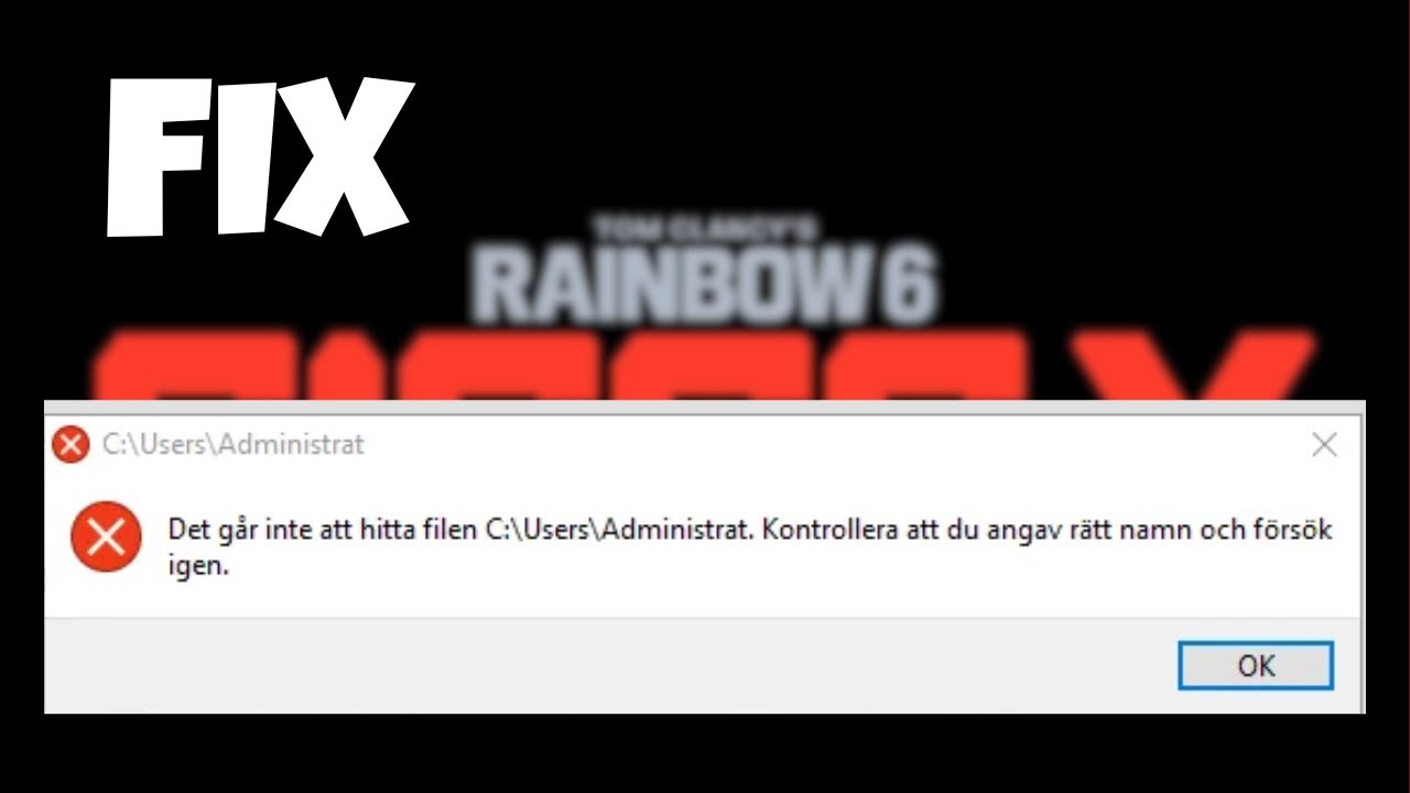 Fix R6 Siege "User File Not Found" Error | BattleEye Launch Solution