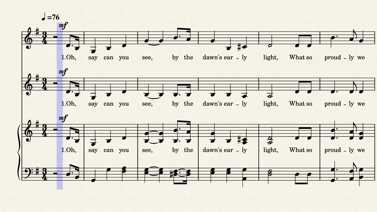 National Anthem Piano Trio