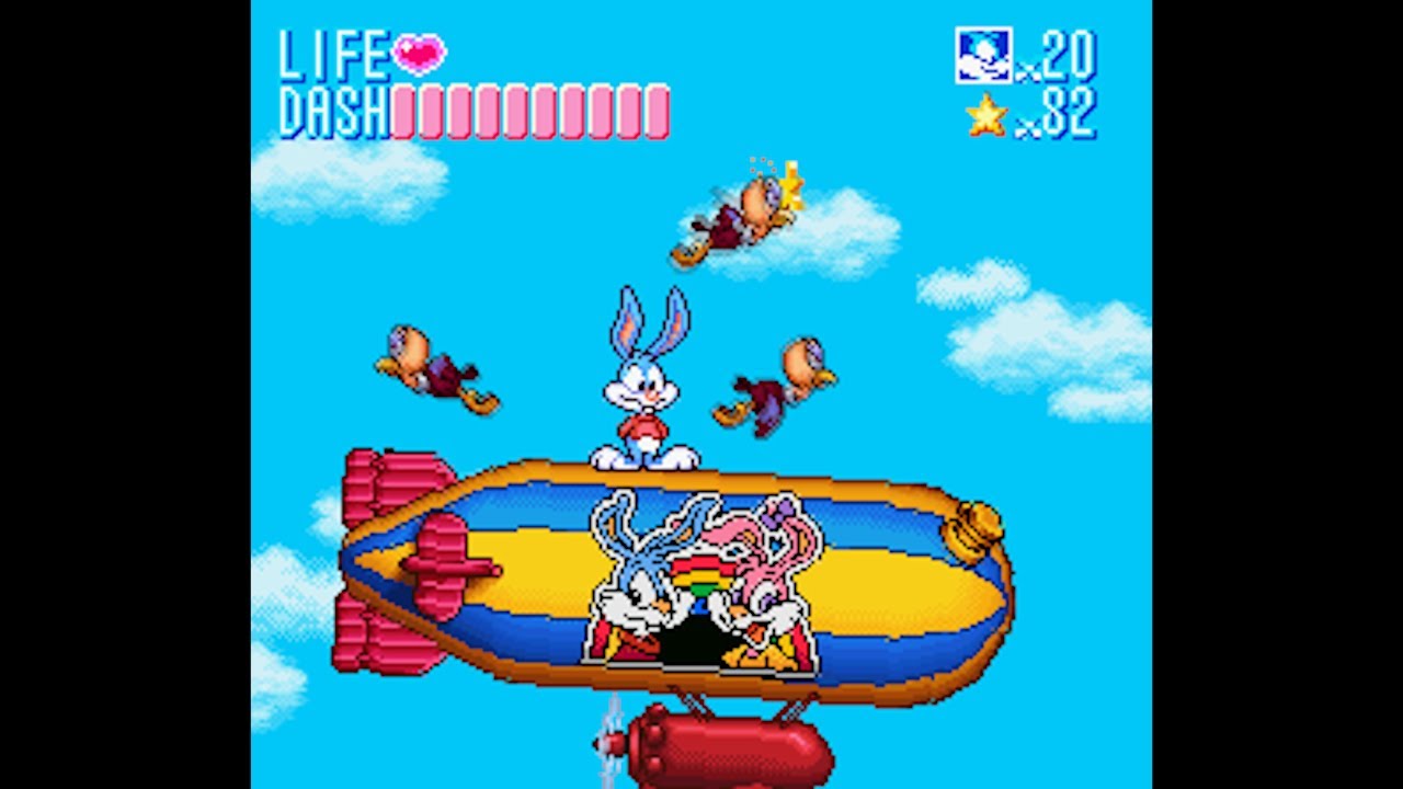 Tiny Toon Adventures (SNES): Buster Busts Loose!: Stage 5: Sky-jinks