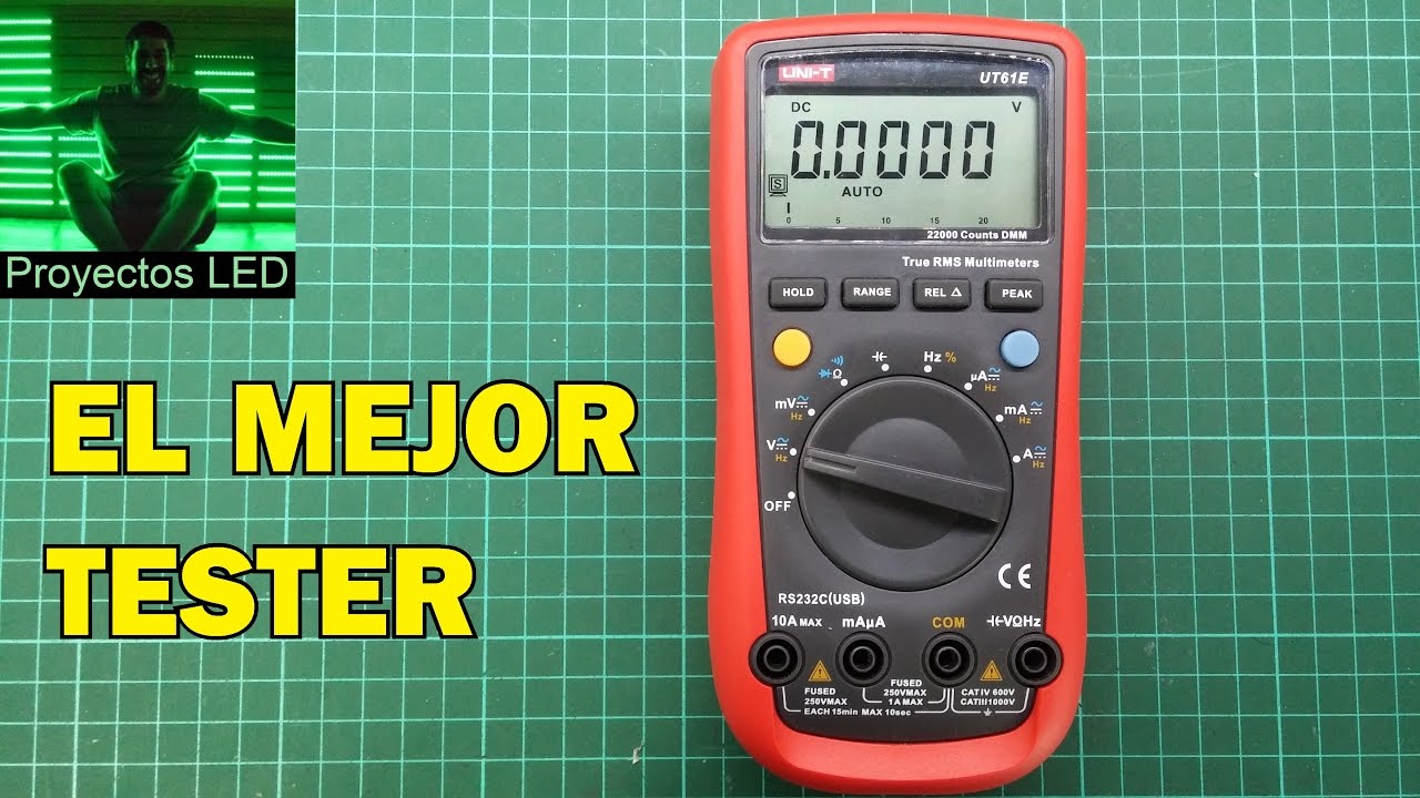 El mejor tester, multimetro para hobby (precio / producto) UNI-T UT61E