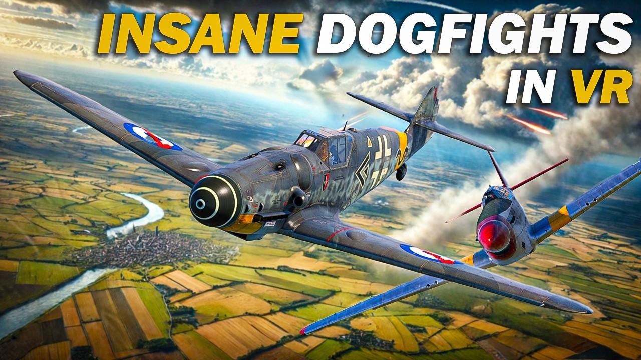10 минут БЕЗУМНЫХ VR-БОЕВ | War Thunder SIM VR
