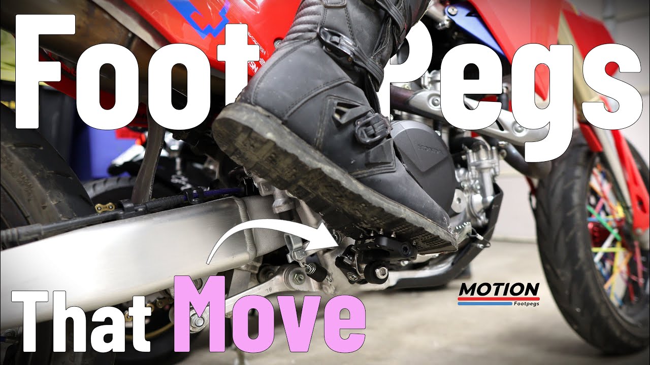 These Should be the ONLY Footpegs you Consider Getting! Motion Factory Racing Flex-Mount Pegs