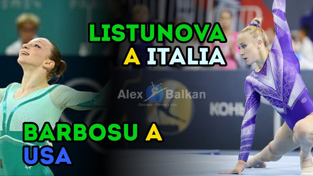 Barbosu se va a USA y Listunova compite en Italia