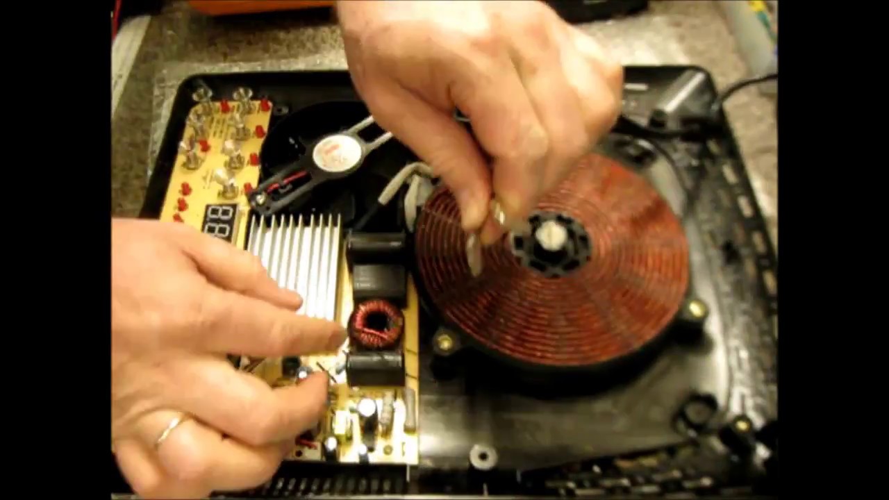 РЕМОНТ ИНДУКЦИОННОЙ ПЛИТЫ, 90% всех поломок\ Repair induction cooker 90% of all breakdowns