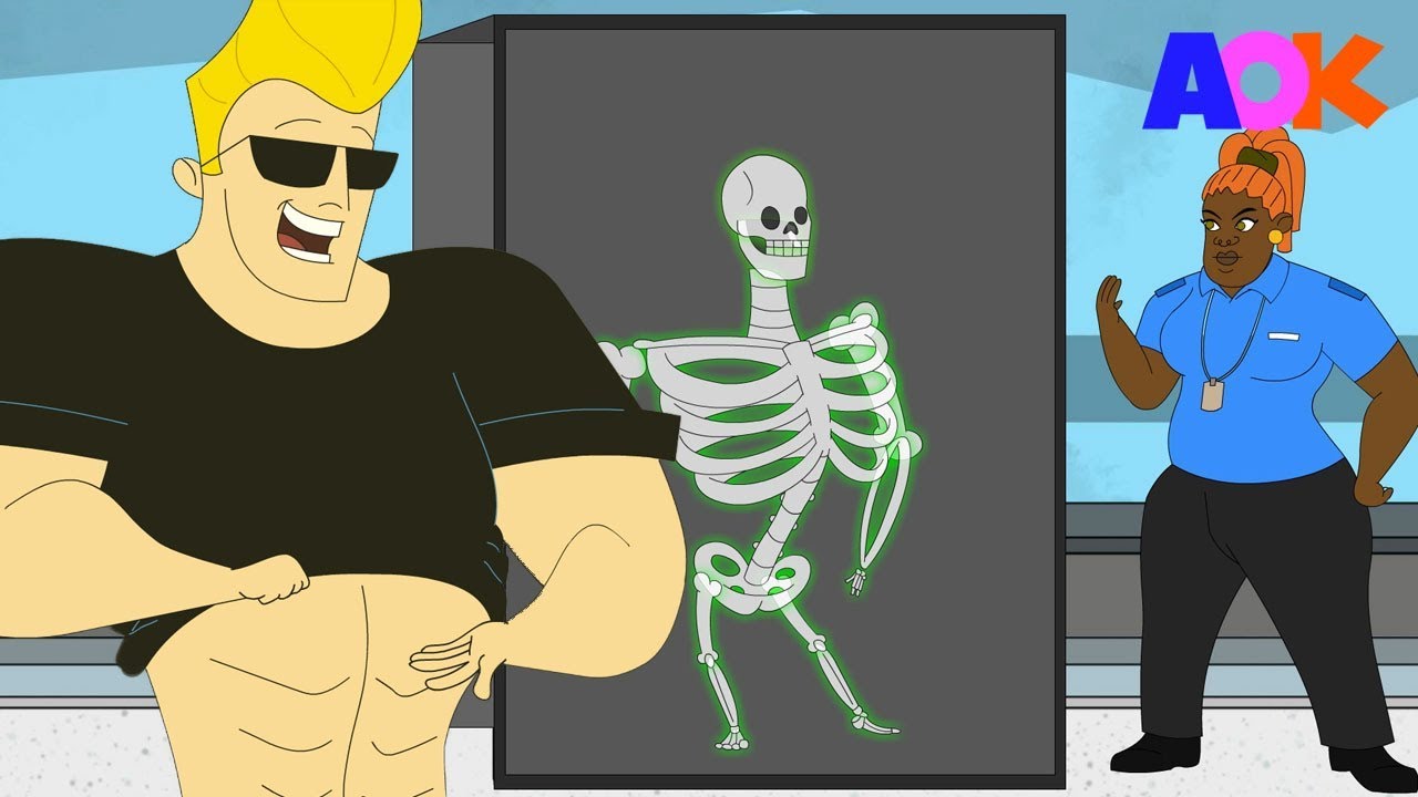 IF JOHNNY BRAVO WENT TO THE AIRPORT (PARODY)