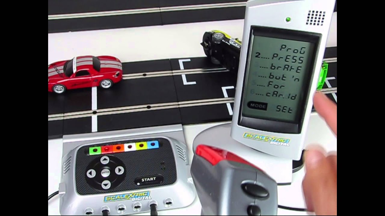 Scalextric Digital &mdash; Как установить идентификатор автомобиля
