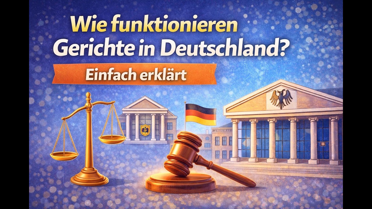 Leichter Erklärt; wie das deutsche Rechtssystem funktioniert.