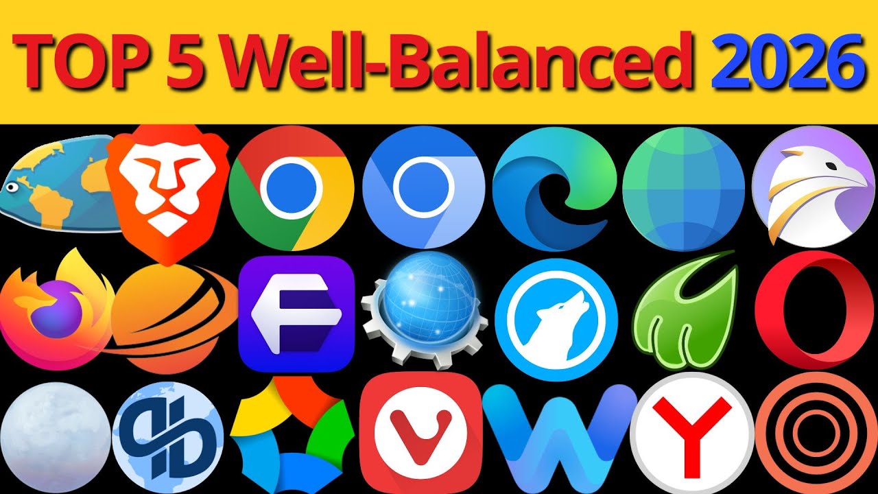 Top 5 Well-Balanced Browsers 2026 &ndash; Tested & Ranked #browser #balanced  #linux