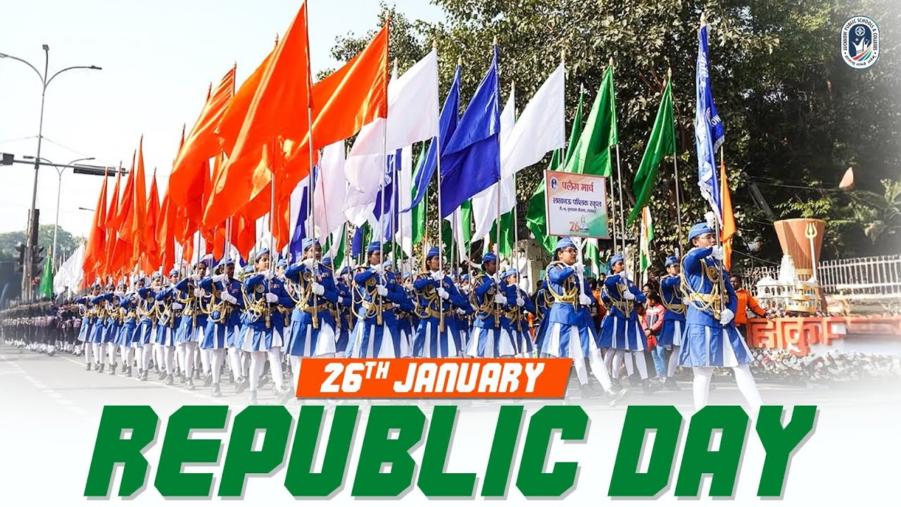 Lucknow Public Schools and Colleges presented its tableau in the Republic Day Parade 2025 in Lucknow