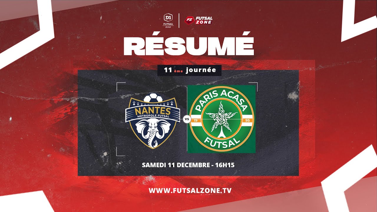 D1 Futsal - J11  Nantes Métropole Futsal vs Paris ACASA