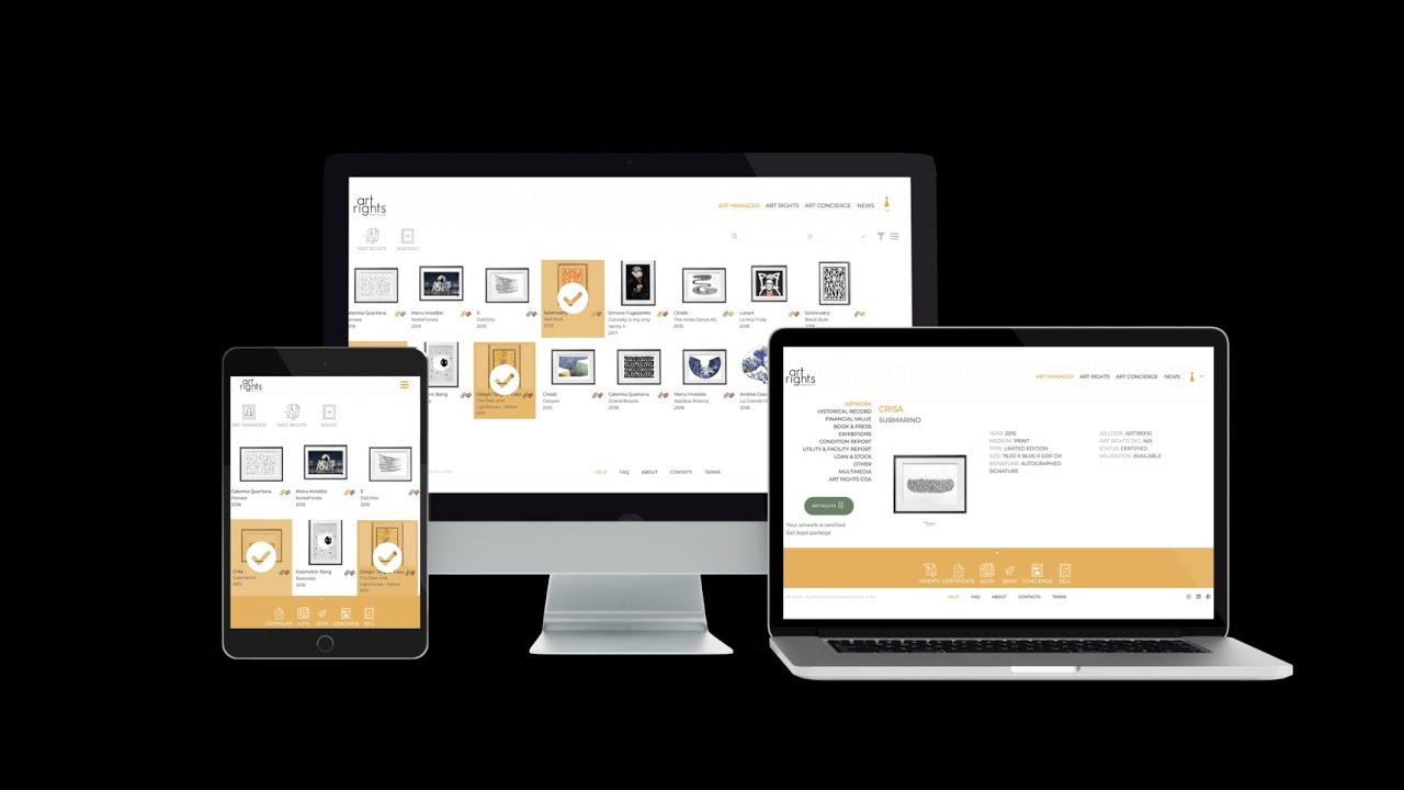 Art Rights | Gestisci, Proteggi e Valorizza la tua Arte | Software Gestionale Arte