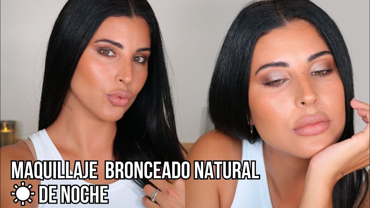 *alerta clones!* Maquillaje BRONCEADO NATURAL de noche☀️