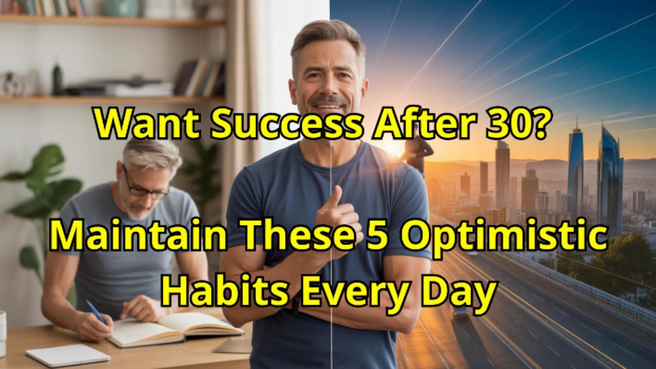 Want success after 30? Maintain these 5 optimistic habits every day
