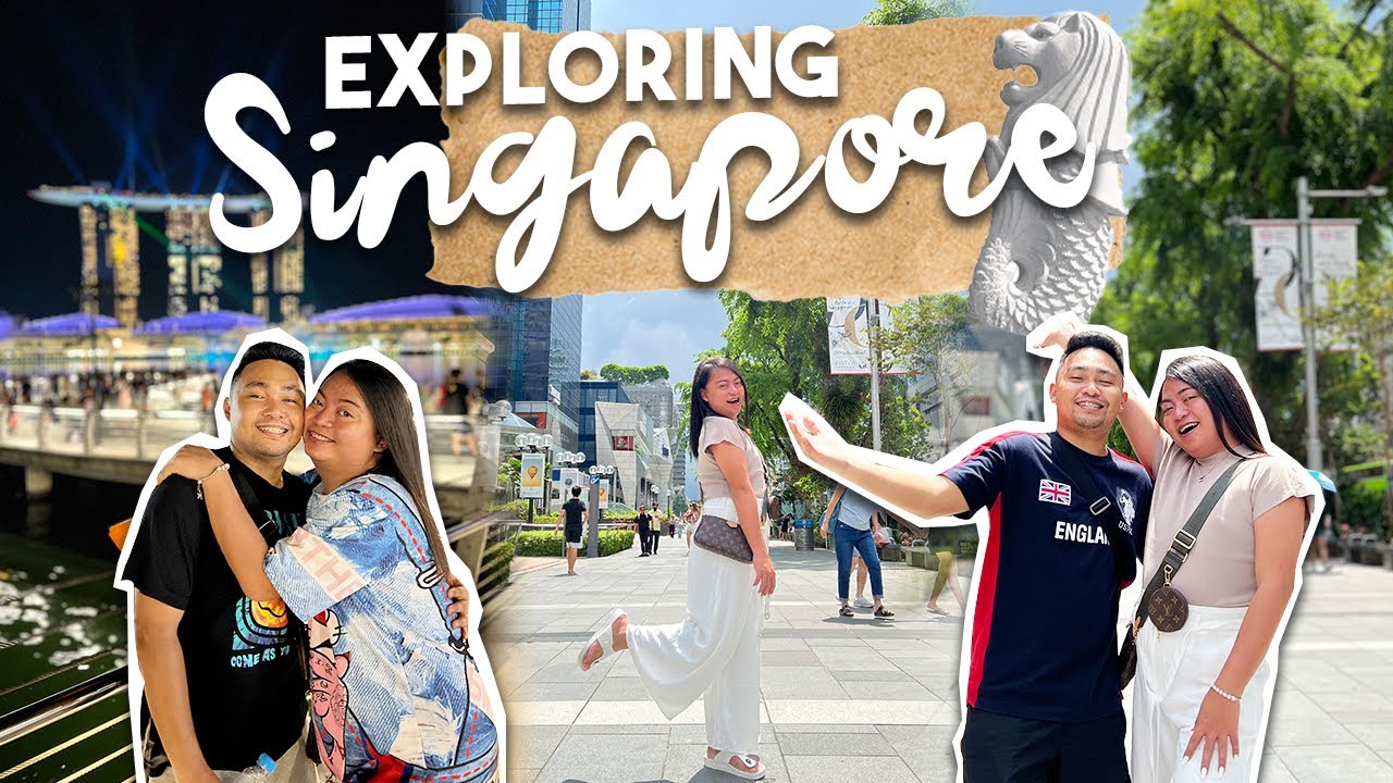 SINGAPORE VLOG: EXPLORING TOURIST SPOTS & LOCAL FOODS ✈️🇸🇬