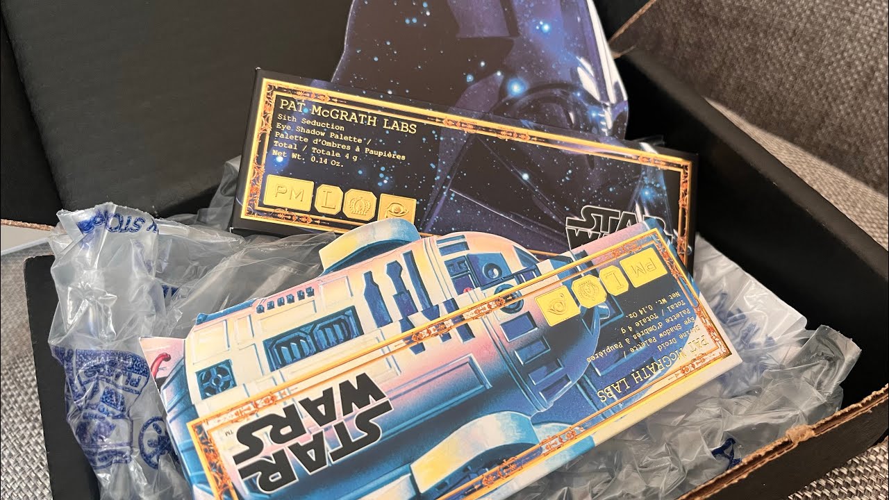 Pat McGrath x Star Wars | Divine Droid & Sith Seduction | Demo, comparison swatches