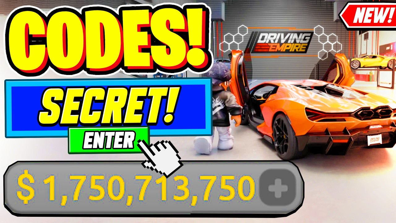 ⚠️Новое⚠️ ВСЕ РАБОЧИЕ КОДЫ для игры Driving Empire в июне 2026 года - Коды Roblox Driving Empire ...