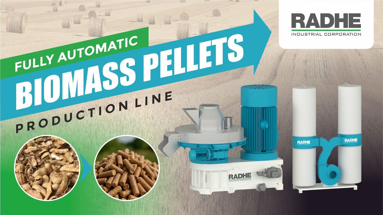 RADHE RICO | Fully Automatic Biomass Pellet Production Line | Vertical Ring Die Pellet Machine