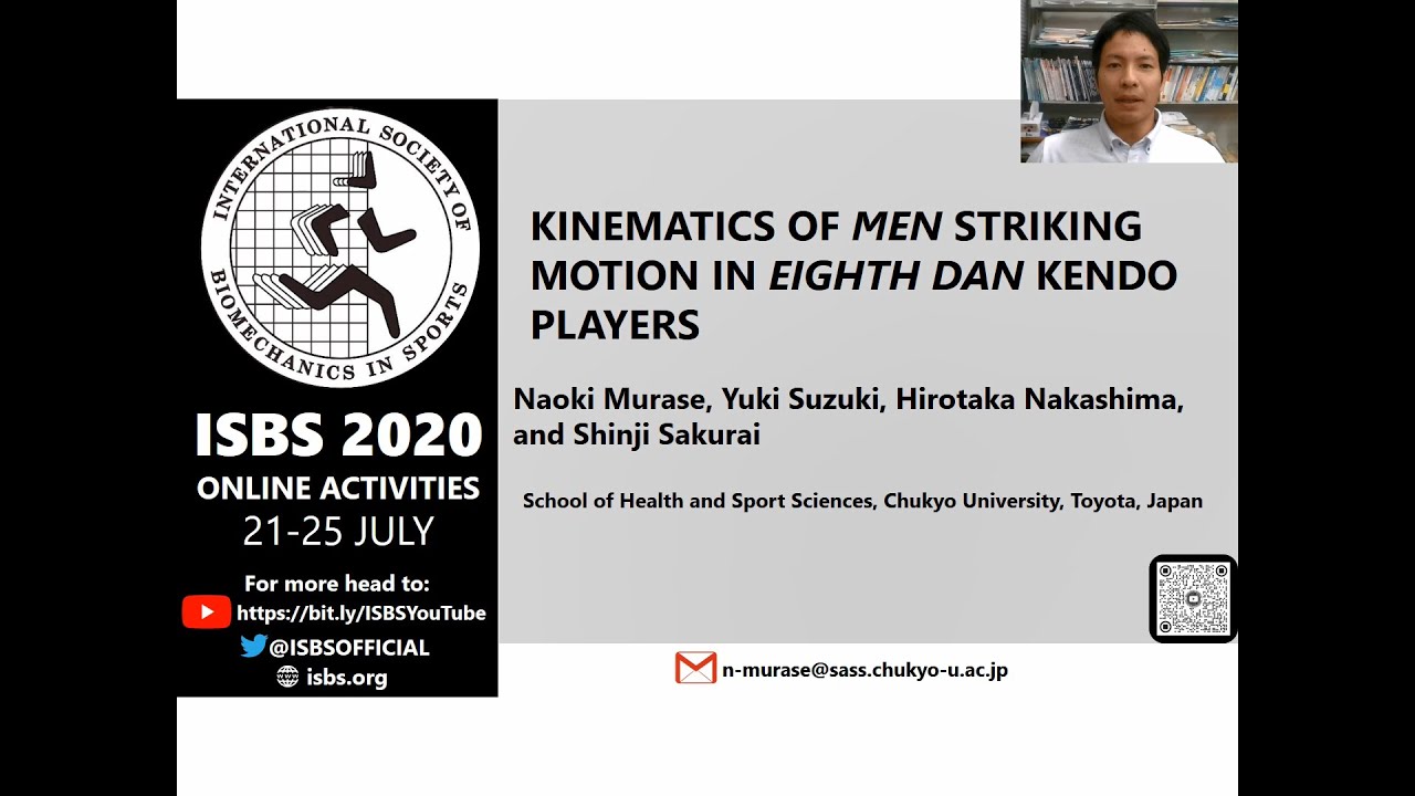 ISBS 2020: Naoki Murase KINEMATICS OF MEN STRIKING MOTION IN EIGHTH DAN KENDO PLAYERS
