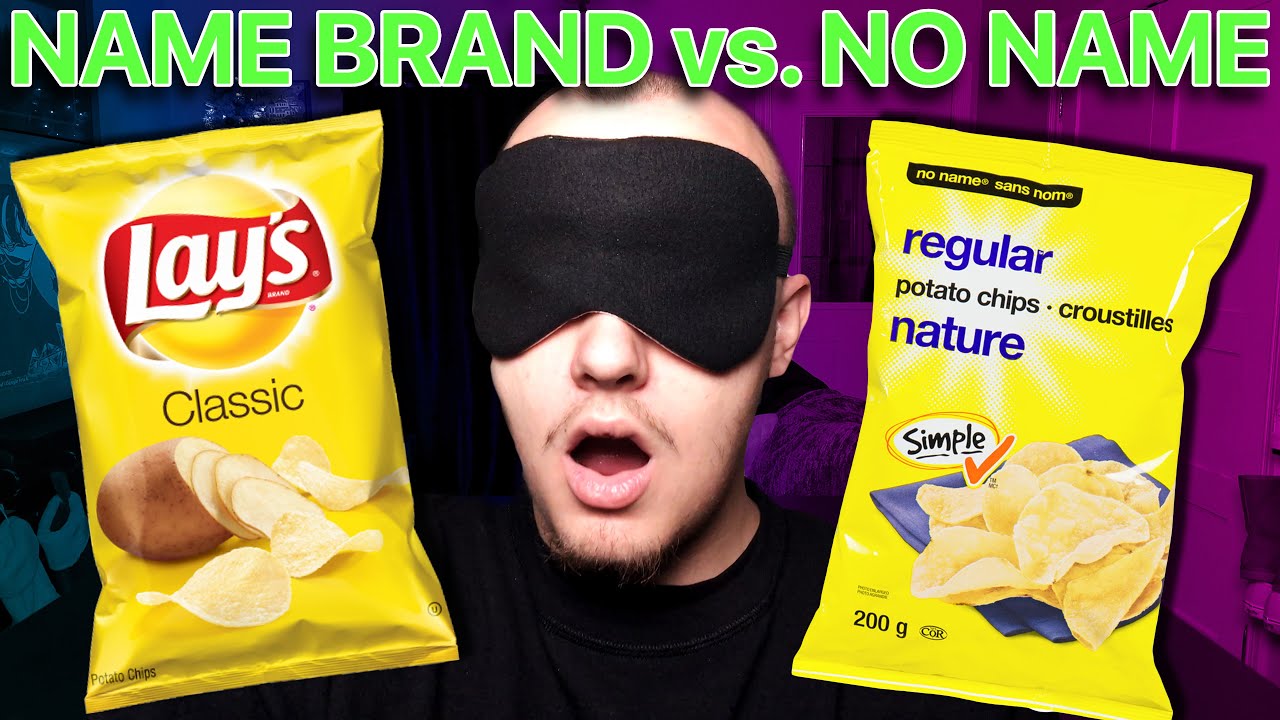 NAME BRAND VS NO NAME SHOWDOWN - BLIND TASTE TEST